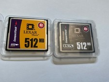 2pcs 512mb made USA Lexar Compactflash CF I memory card CF Router, NIKON CANON