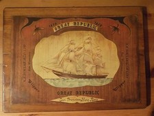 'STAMPE ARTISTICHE SU LEGNO' clipper/velieri