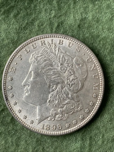 1896 $1 Morgan Silver Dollar AU C7
