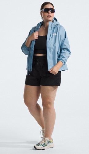 The North Face Donna Plus Antora Giacca Antipioggia Felpa con Cappuccio Acciaio Blu Taglia 3X Nuova con etichette $120 - Foto 3 di 16