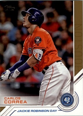 2017 Topps Jackie Robinson Day #JRD13 Carlos Correa - BB