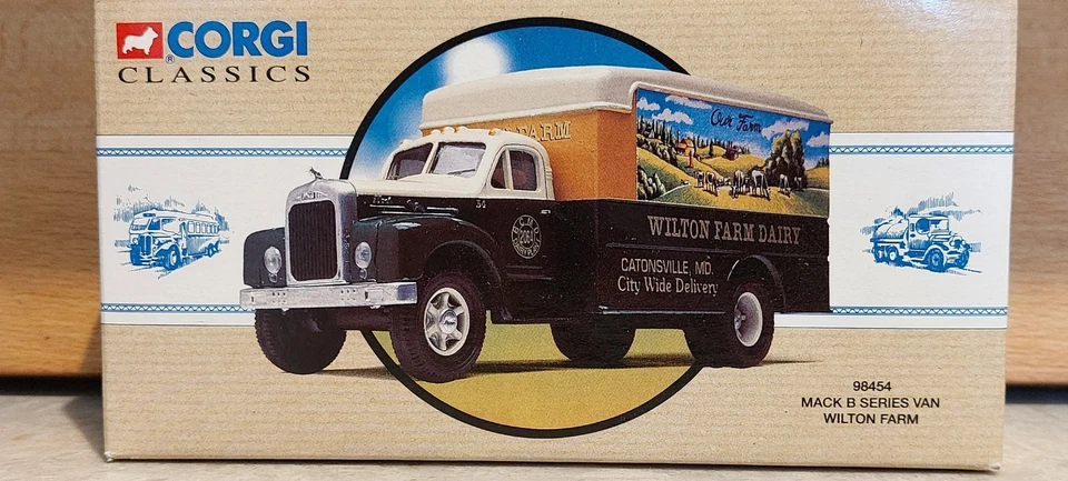 Corgi 98454 Mack B Series Van Wilton Farm 1/50 - Image 4 of 4