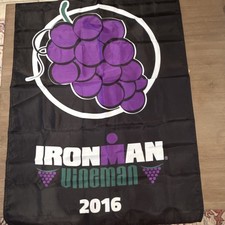 Ironman Vineman 2016 Flag Banner Purple Grapes Design Event Banner