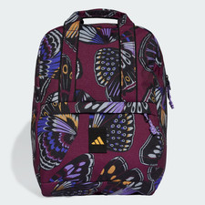 Mochila Adidas W RIO FARM Multicolor Dorado Estampado Mariposa 15.4" 21L NUEVA NUEVA CON ETIQUETAS $55