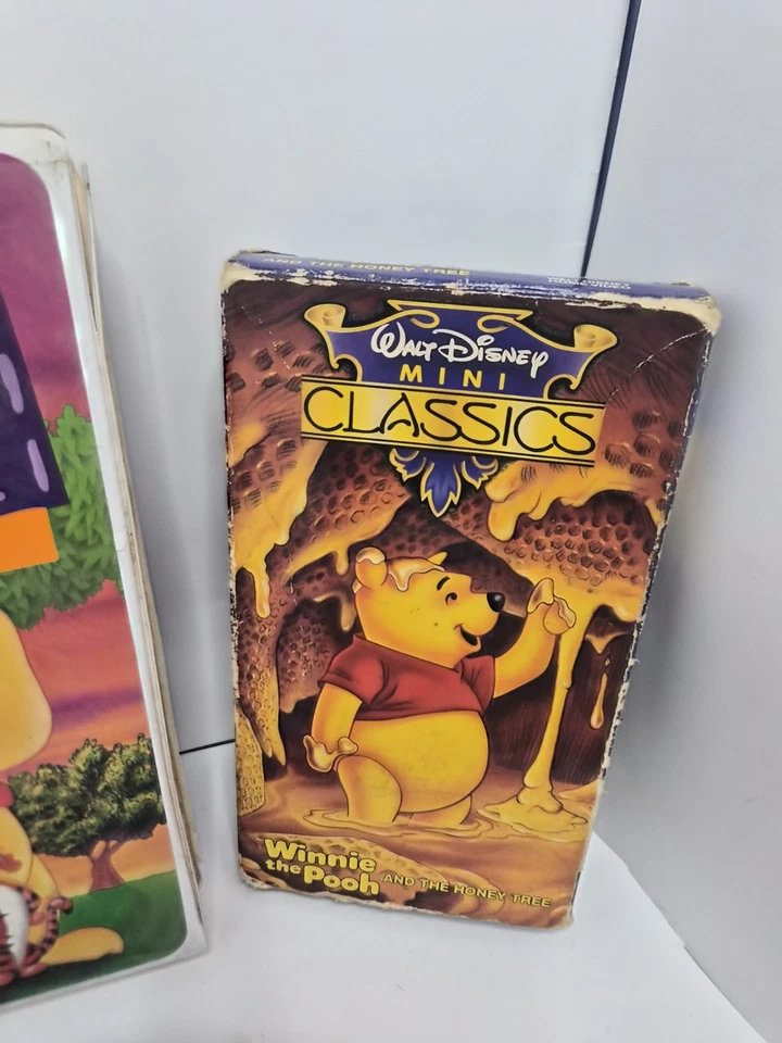 Vintage Winnie The Pooh VHS Lot Of 6 Foto 4 de 4