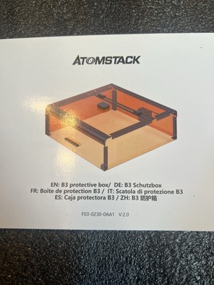 Atomstack B3 Enclosure BRAND NEW