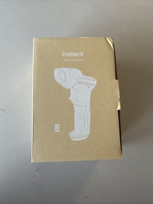Inateck Wireless Barcode Scanner Barcode Reader 2.4GHz 35M Range Auto Scanning