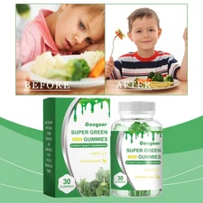 Googeer Dietary Supplement Gummies Body Supplement Green Gummies Body Care