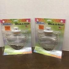 Pourfect Whisk-A-Bowl 6 Qt Fits KitchenAid Stand Mixers Lot Of 2 USA