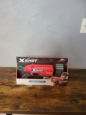 ZURU X-Shot Excel Double Reflex 6 Foam Dart Blaster with 12 Dart New