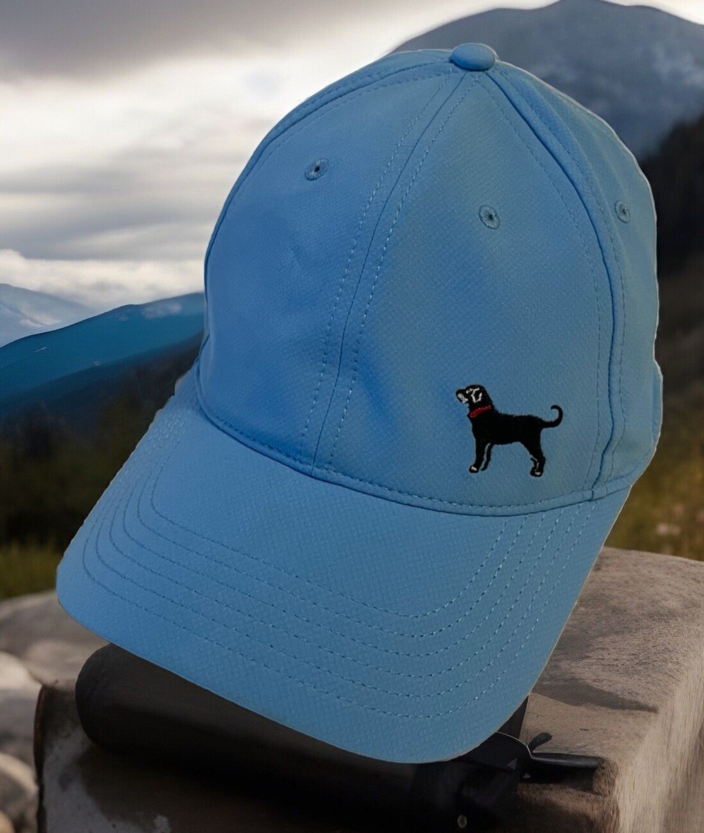THE BLACK DOG Hat Cap LADIES FIT Hook N Loop Adjustable Back Spring Blue  Cotton
