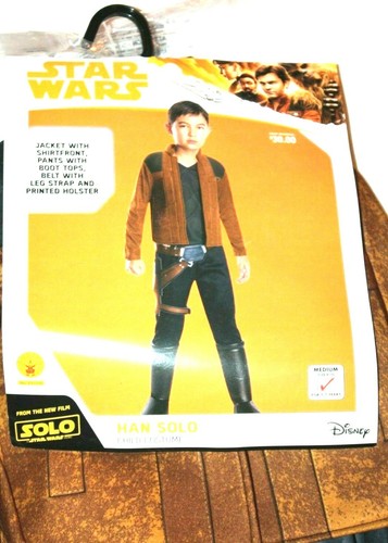 Rubie's Star Wars Han Solo Child Halloween Costume Medium (8-10) - Picture 4 of 7