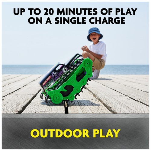 Monster Jam Official Grave Digger Trax All-Terrain Remote Control Outdoor Veh... - Picture 9 of 9
