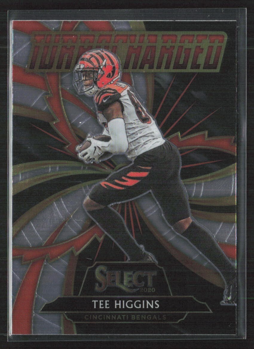 2020 Panini Select Tee Higgins #T23 Turbo Charged Rookie Card RC Bengals