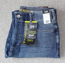 Lee Extreme Motion MVP MEN'S JEANS   Regular Fit   34x30 34x32   med wash CORTEZ
