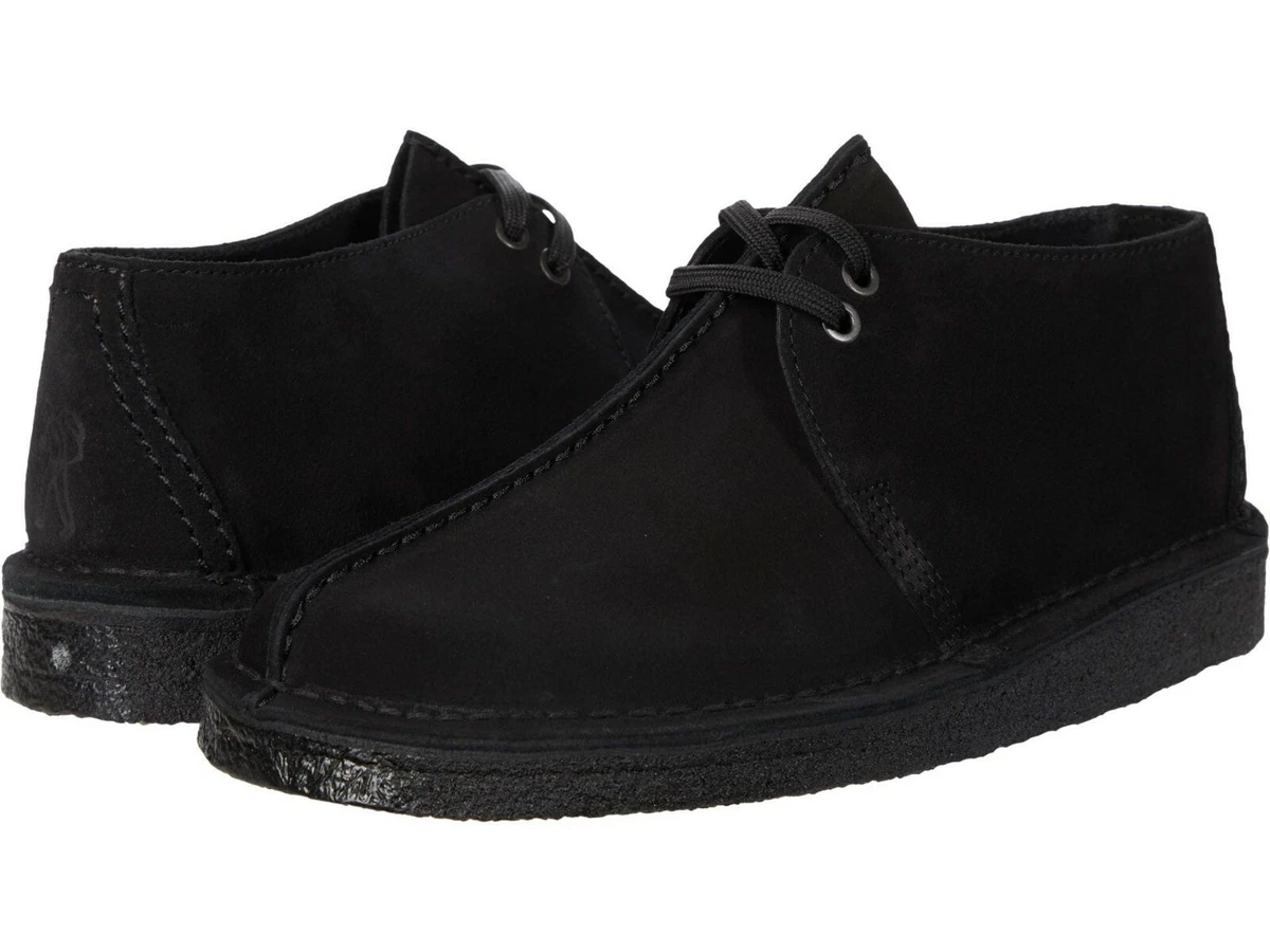 Men&#039;s Shoes Clarks Originals TREK Suede Lace Up Boots 55486 BLACK | eBay