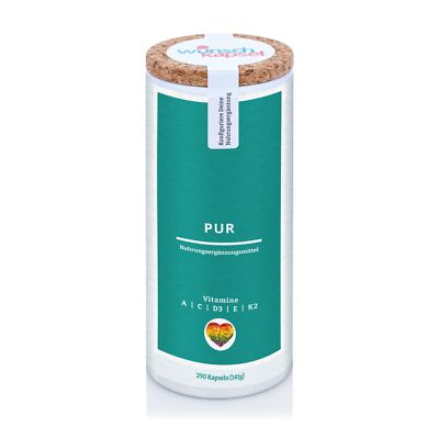 Wunschkapsel Vitamin-Mix, 290 Kapseln mit den Vitaminen A, D3, E,C und K2
