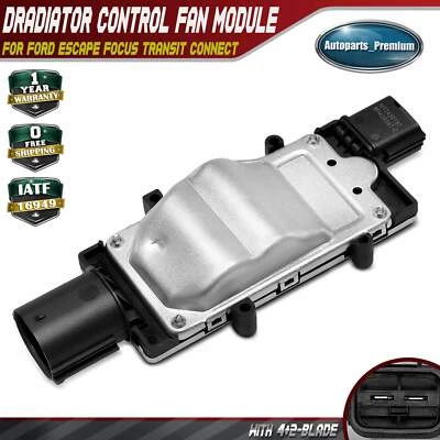 Radiator Cooling Fan Control Module for Ford Escape 13-16 Focus Transit Connect - Image 1 of 4