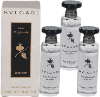 Eau Parfumee Au the Noir By Bvlgari For Women Combo: Mini EDC (3x0.17oz Bottles)