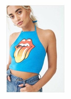 forever 21 spaghetti strap crop top