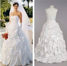 Davids Bridal Wedding Dress white sz 10