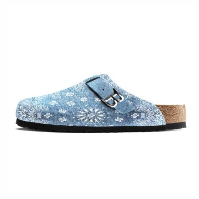 NEW Bravest Studios Denim Paisley Mule Clog Men's Size 7