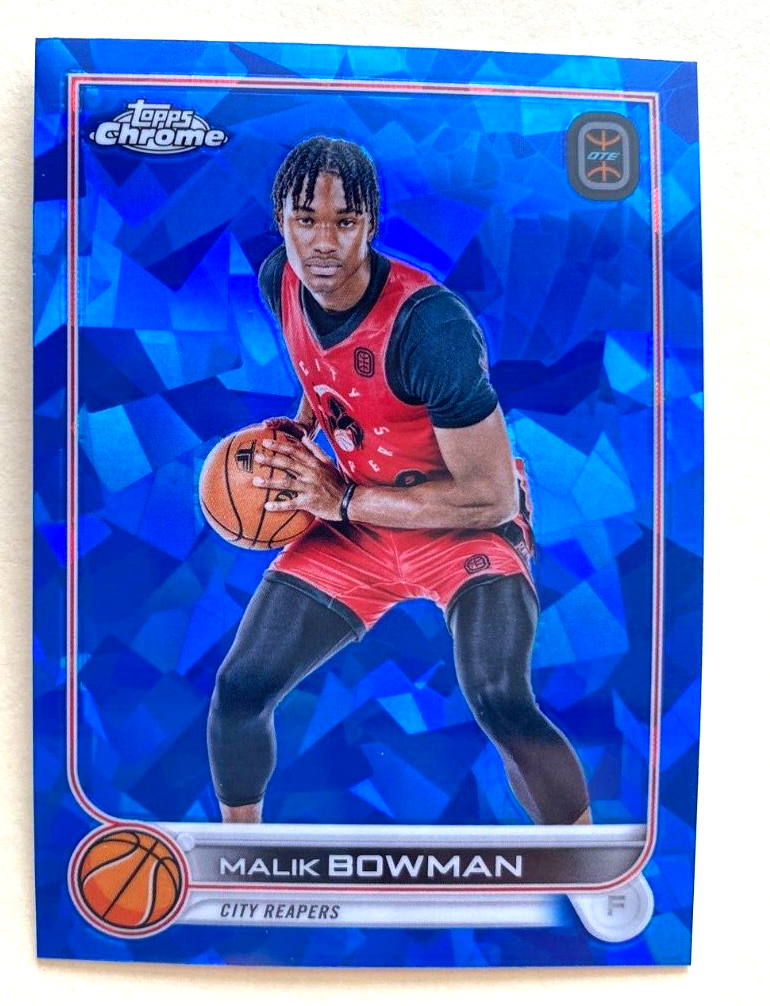 MALIK BOWMAN 2022-23 TOPPS CHROME SAPPHIRE OTE CARD 89 | eBay