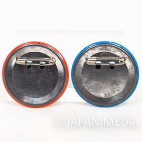 Super Mario Bros. Can Badge Pins 2pc Set NAGATANIEN Nintendo FAMICOM NES