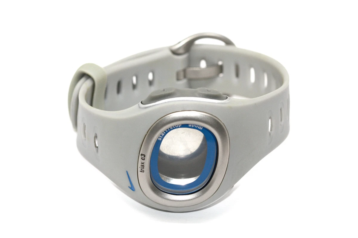 NIKE TRIAX C3 GRAY HEART RATE MONITOR WATCH BAND CASE