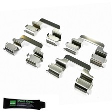 REAR BRAKE PAD FITTING KIT RATTLE SHIMS 330mm DISCS FITS: PORSCHE MACAN BPF1610Q