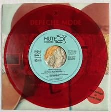 DEPECHE MODE -Never Let Me Down Again- Rare German Red Vinyl 7" +sleeve (Vinyl)