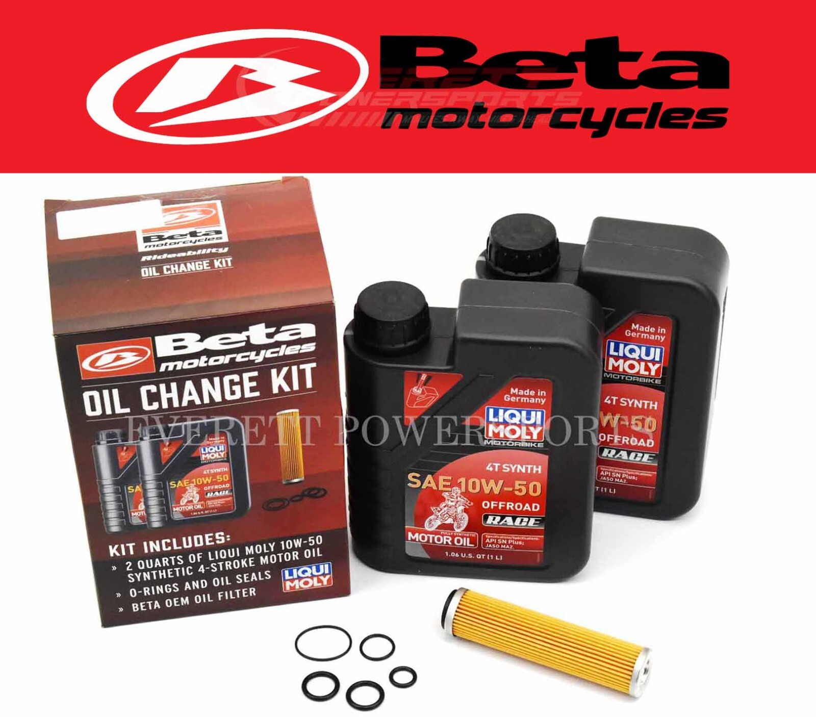 Change Kit 10w50 Synthetic 2013-2023 Rr Rr-s & Racing 4 Stk 