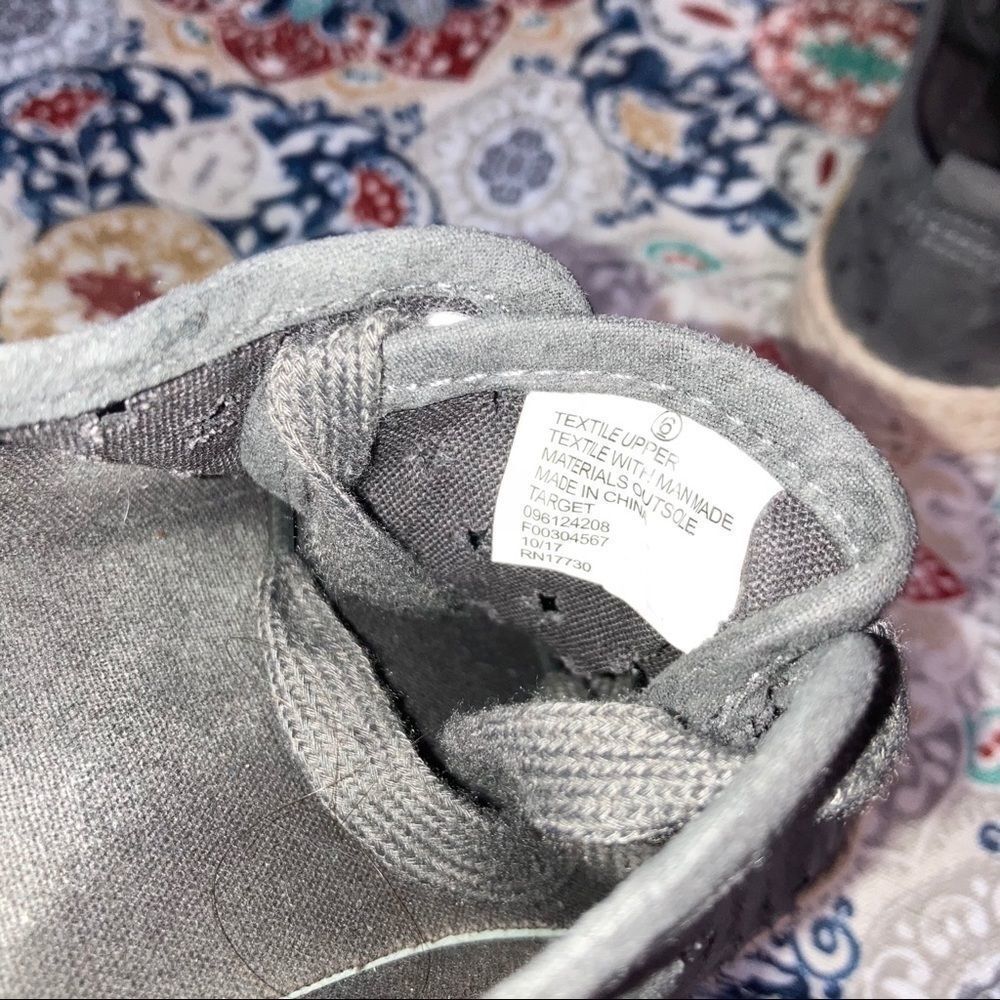 Universal Thread, Grey Jenna Star Espadrilles, La… - image 9