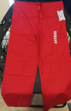 Cherokee Scrubs Authentic Small Tall Red Brand New FREE S&H