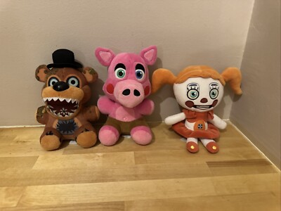 FNAF PLUSH FUNKO LOT Twisted Ones Fazbear Pigpatch Freddys Sister