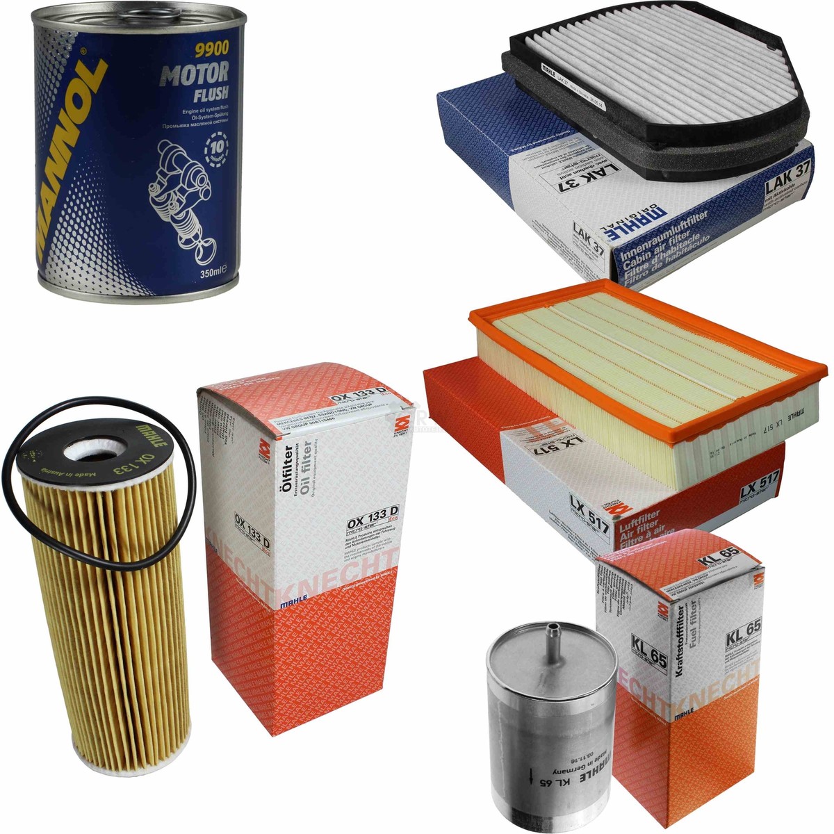 Knecht LX 798/1 - Filtro Motore MAHLE Originale - Dimensioni 265 X 47,3 Mm - Alta Efficienza Di Filtraggio