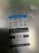 ESTIC ENRZ-DU20 Servo Driver Unit Removed From The Working Machine