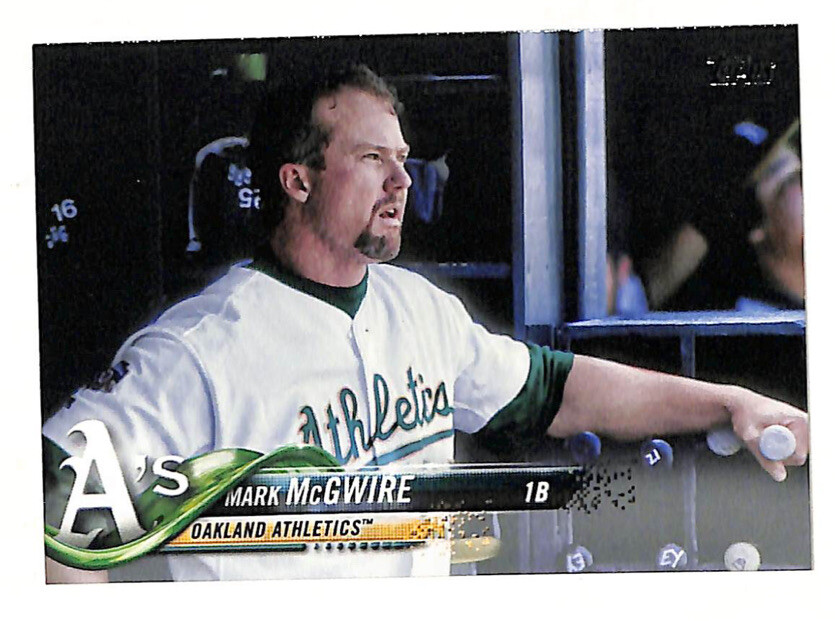 2018 Topps Update US259 Mark McGwire SP Image Variation Card Athletics