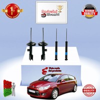 Set 4 StoßDäMpfer Vorderseite + Heck Citroen C4 Coupe 1.6 HDI 66KW Von 2005->