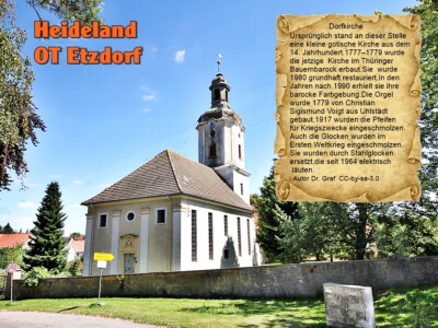 Heideland OT Etzdorf Dorfkirche Thüringen 366
