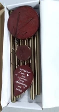 Memorial Wind Chime - "I Am Here Your Heart, Always Shining and Smiling"