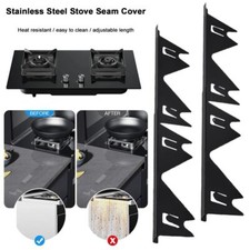 1/2x Stainless Steel Stove Counter Gap Cover, Stove Gap Guard, Stove Gap Filler