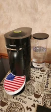 American Flag Nespresso Vertuo Plus Drip Tray with Grate