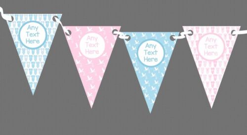 Pink And Blue Grow Stork Boy Girl Welcome Home New Baby Bunting - Afbeelding 1 van 1