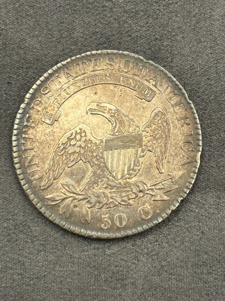 1824/4 Capped Bust Half Silver Dollar *Strong Overdate *Very Nice Strike* - Image 2 of 4