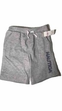 Nautica Boys Solid Logo Shorts with pockets - Gray - Size: 6