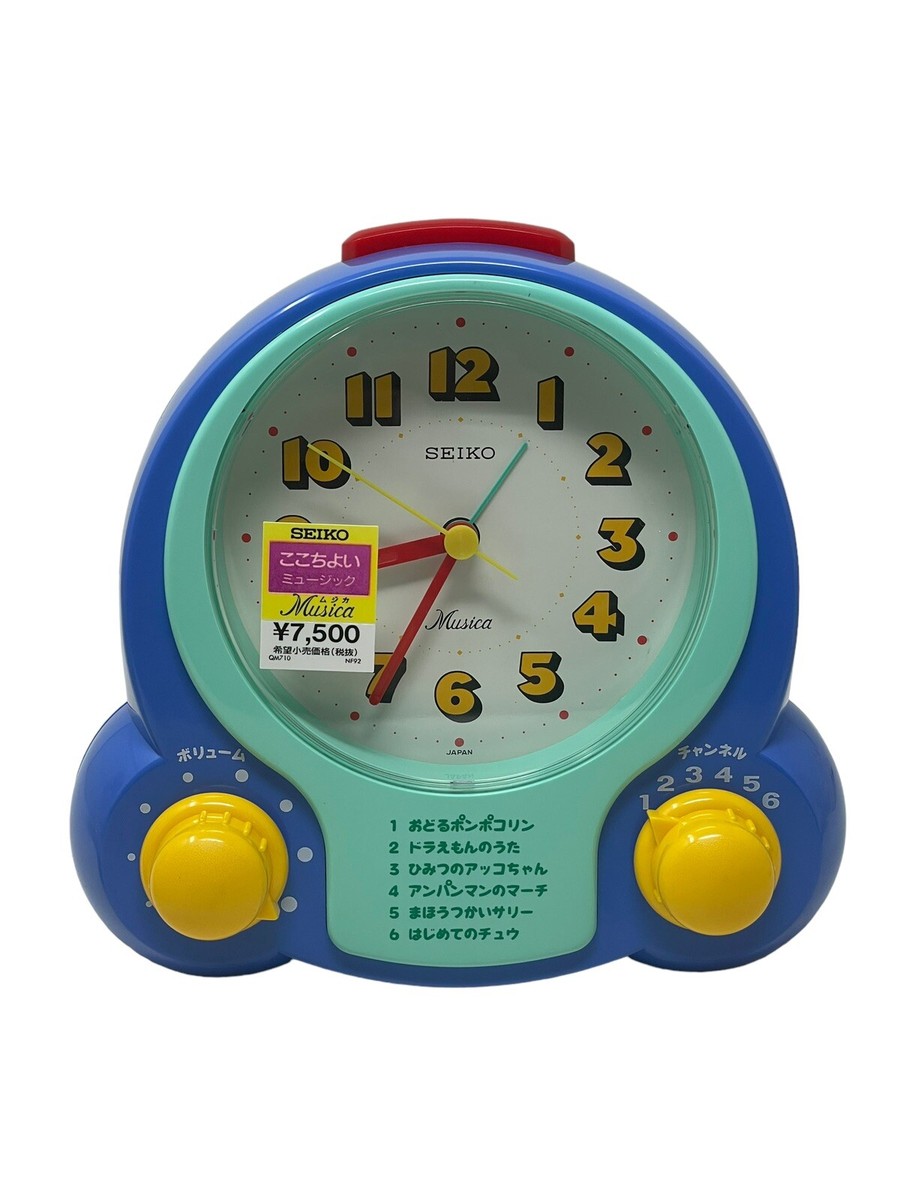 時計 Marimo 90's Seiko Qm 710 Quartz Alarm 6 Songs Electronic Melody Musica