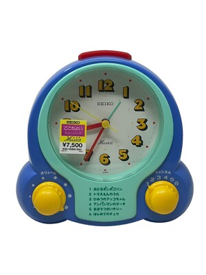 90's Seiko Qm 710 Quartz Alarm 6 Songs Electronic Melody Musica