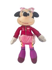 DISNEY Minnie Mouse pink Roadster Racer Musical Light Pals Minnie Plush Works