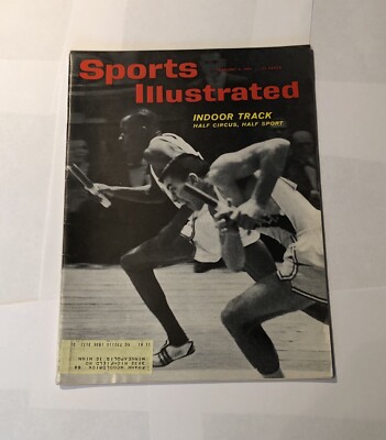 1961 Sports Illustrated NICK ELLIS Morgan State BEARS  ! Indoor Track  MILLROSE